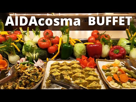 AIDAcosma BUFFET - Abendessen im Markt Restaurant