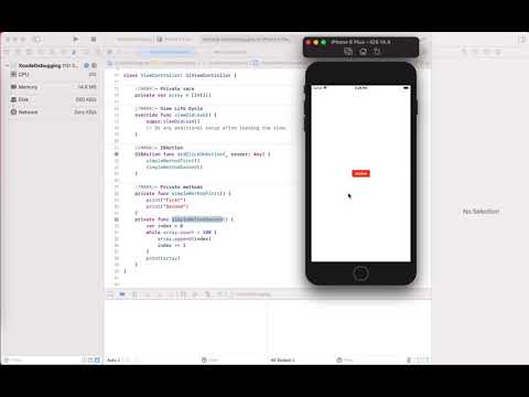Debugging iOS app - Debug Area and LLDB Commands.