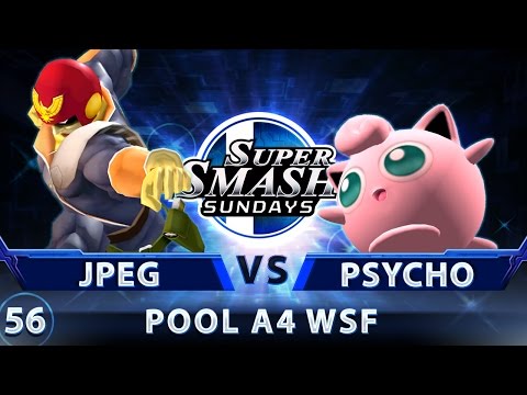SSS 56 - JPeGImage (Falcon) vs. Psychomidget (Puff) - SSBM Pool A4 WSF - Smash Melee