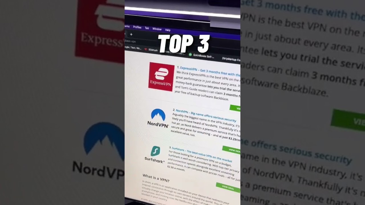 👉The best VPNs for Android, iPhone, and PC #tips #vpn #shorts