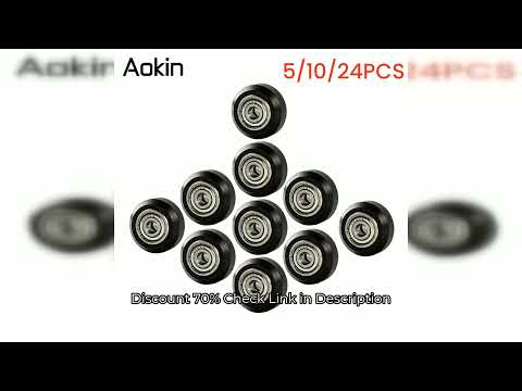 5/10/24PCS  CNC POM Wheel Pom Pulley Wheel With 625ZZ Idler Pulley Gear Passive Round Wheel Wheel fo