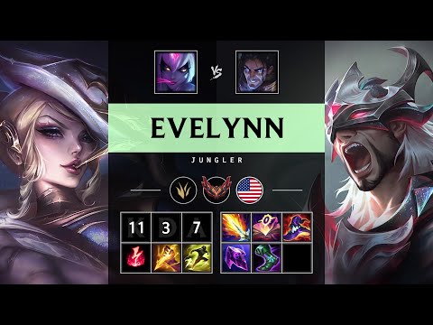 Evelynn Jungle vs Sylas - NA Grandmaster Patch 25.19