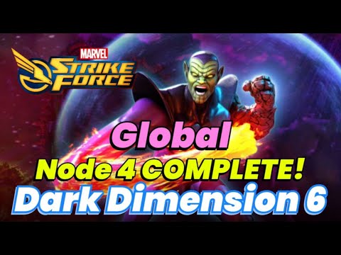 Dark Dimension 6: Node 4 Part 3: FINALLY COMPLETE w BABY APOC TEAM! DD6 Global | MARVEL Strike Force