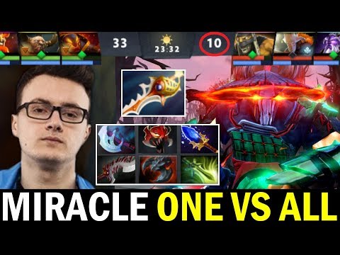 MIRACLE Juggernaut Rapier Unreal Comeback — One vs All Dota 2