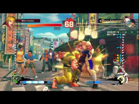 cmpunk1113 (Ken) Vs Vike3 (Vega) SSF4 AE Ranked Matches - PSN
