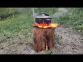 FLAME MADE FROM WOOD