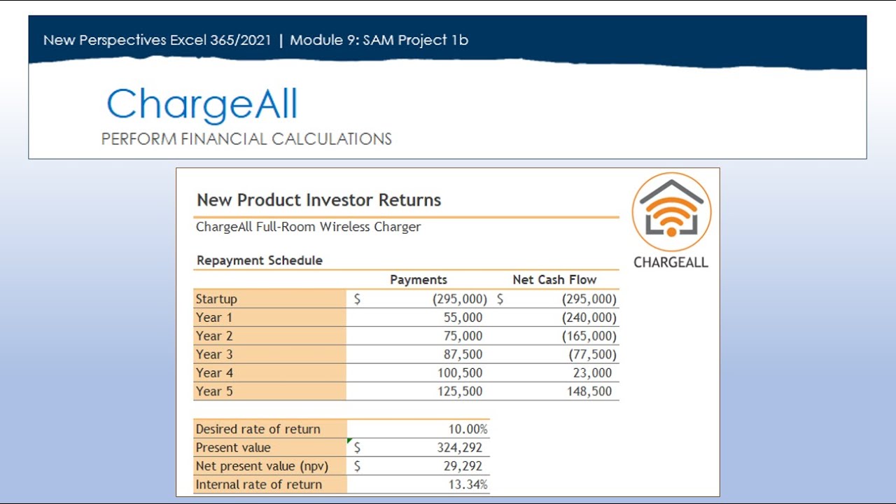 Excel Project 9b Tutorial
