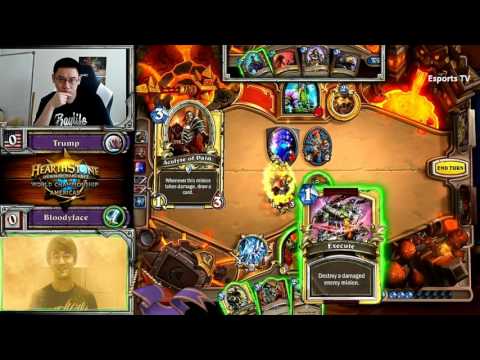 Trump vs Bloodyface | Hearthstone World Championship2015 Americas Qualifie | HWC 2015 | HS