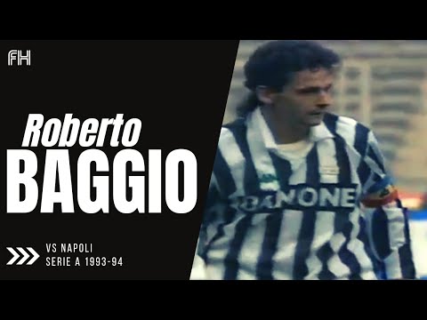Roberto Baggio ● Skills ● Juventus 1:0 Napoli ● Serie A 1993-94
