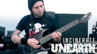Video thumbnail for Unearth - Incinerate - Solo Playthrough - Sweep Picking - ESP/LTD BUZ-7 by Harry Gandler [Grindlab Studio]