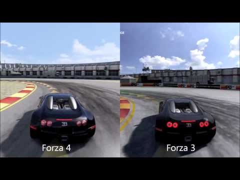 Forza 3 vs Forza 4 Graphics