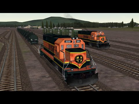 Microsoft Train Simulator | Marias Pass | Columbia Falls Set-Out