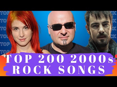 Top 200 Most Listened 2000s Rock Songs(101 - 200). Best 2000s Rock Music.
