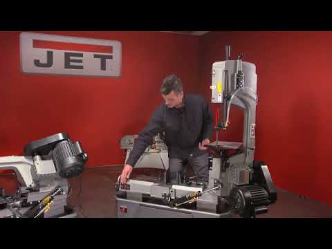 JET Horizontal/Vertical Deluxe Metal Cutting Band Saw 7in. x 12in. 3/4 HP 115/230V Model# HVBS-712D