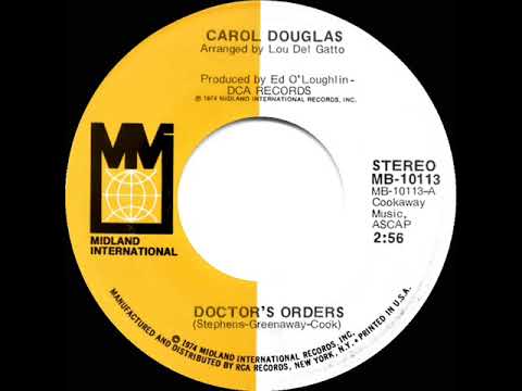 1975 HITS ARCHIVE: Doctor’s Orders - Carol Douglas (mono 45 single version)