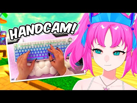 playing roblox with HANDCAM..