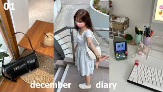 december diaries 01 • treating myself, cafe hopping weekend, new RBG keyboard