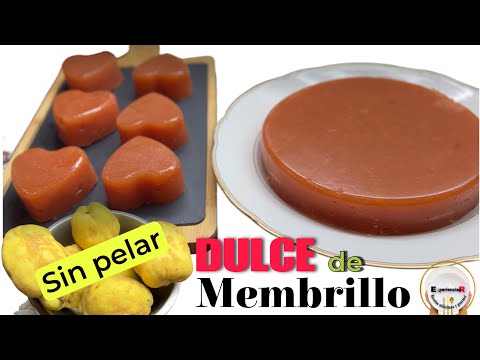 DULCE de MEMBRILLO Casero ✅ Muy FÁCIL de PREPARAR   SIN pelar