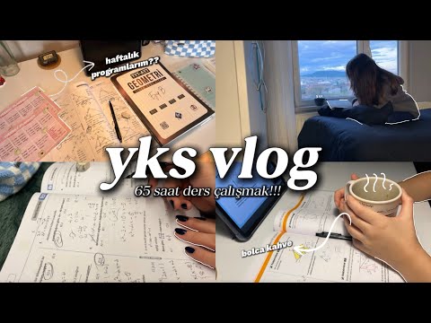 65 saat ders çalışmak | nasıl program hazırlıyorum, kütüphane, yks mezun ders çalışma günlüğüm