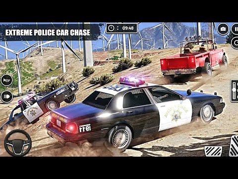 Police Cadillac Escalade Driving || Offroad Cop's Jeep 4x4 Driver Simulator || Android GamePlay