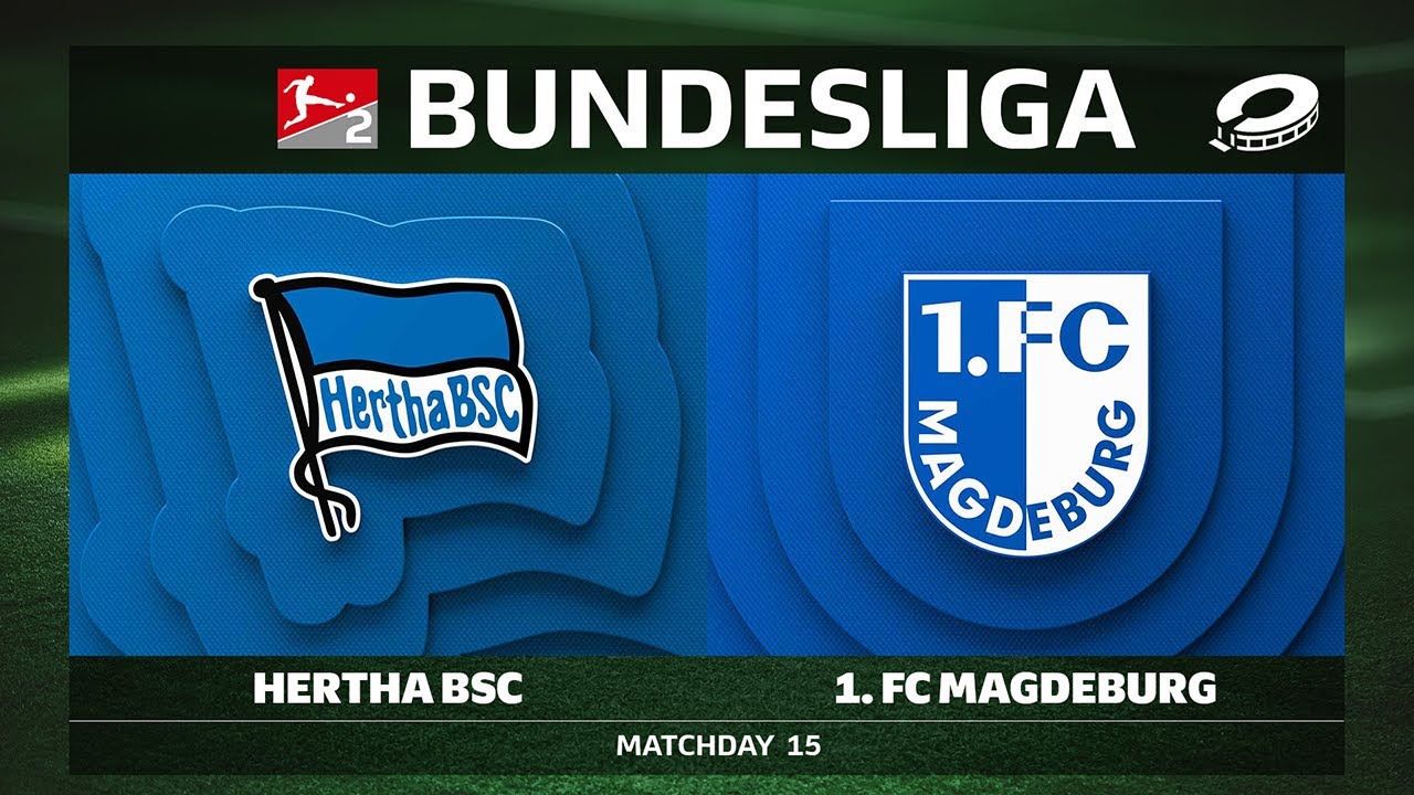 LIVE 🔴 Hertha BSC vs. 1. FC Magdeburg | Matchday 15 - Bundesliga 2 2025/26