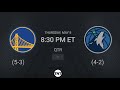 Golden State Warriors Minnesota TWolves NBAPlayoffs Presented By Google TNT Live Scoreboard
