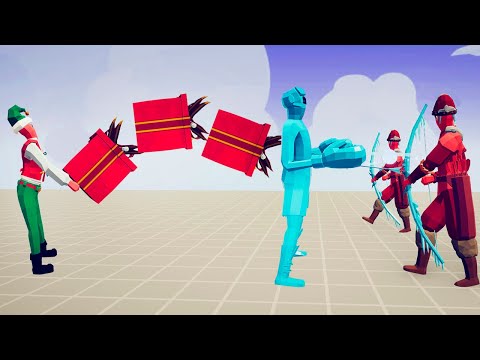 PRESENT ELF + 2 ICE ARCHER vs EVERY UNIT | TABS Totally Accurate Battle Simulator