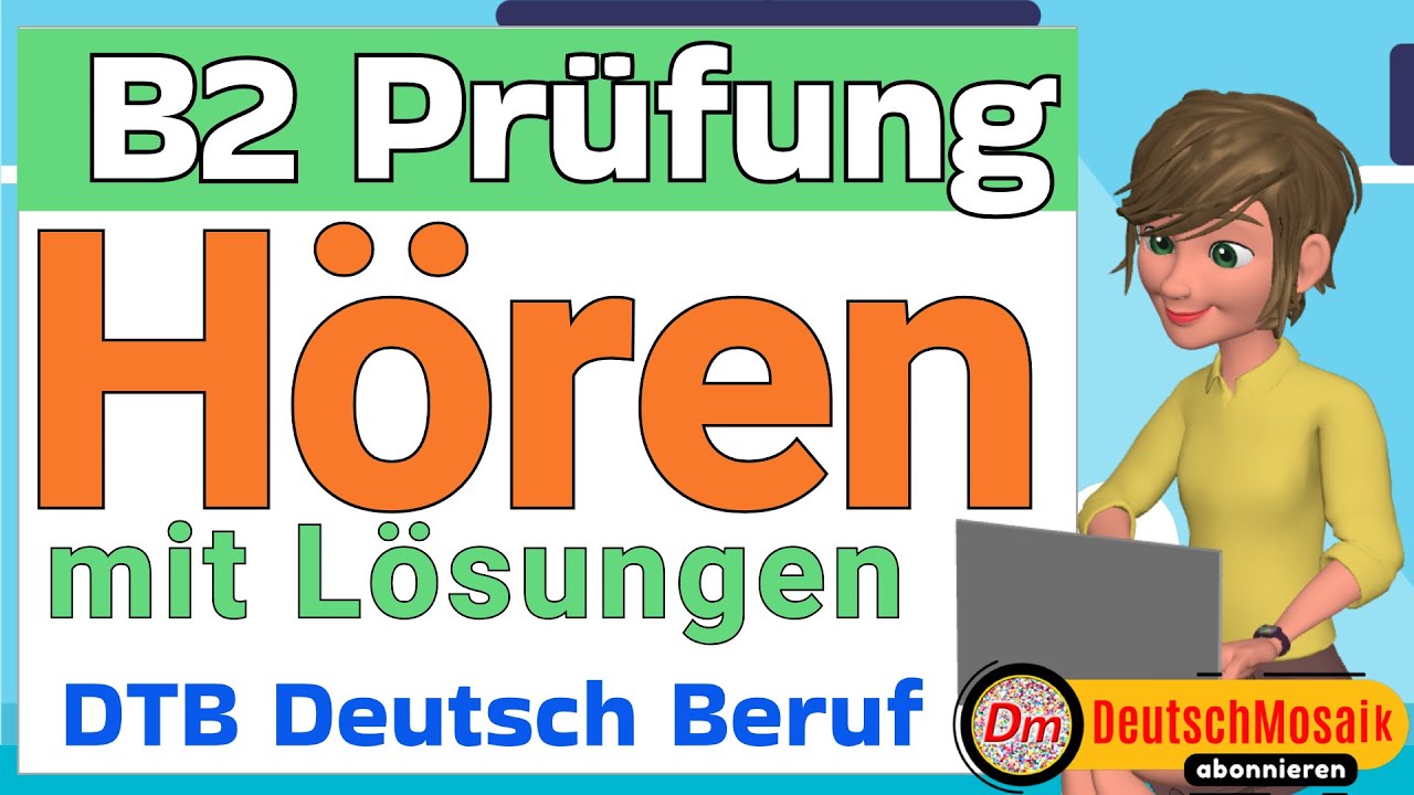 Hören | B2 Deutsch für den Beruf | DTB | Mit Lösungen