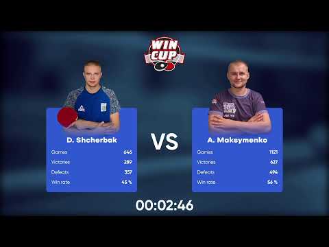 12:00 Mykola Halynskyi 2-3 Anatolii Levshyn West 1 WIN CUP 11.12.2022 | TABLE TENNIS WINCUP
