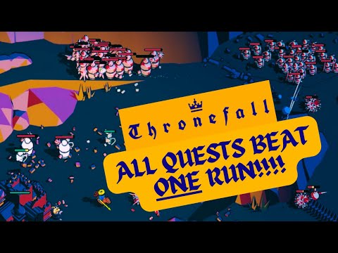 Thronefall Durststein How To Beat ALL Quests In ONE RUN