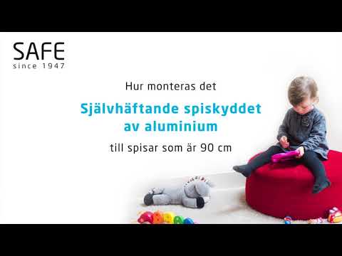 SAFE: Adhesive Aluminum Stove Guard SC545 - Instructions (SE)