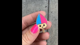 My First Custom Enamel Pin!!! 😭😍