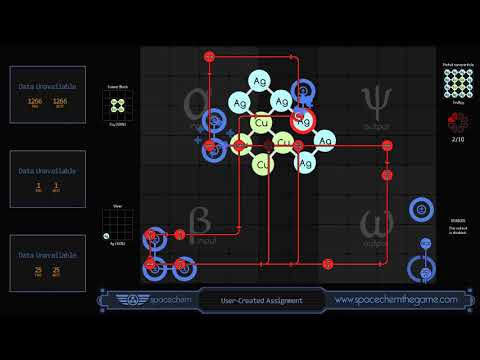 SpaceChem Tournament 2018 "Electroplating" (1266/1/25) 25 symbols