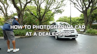 How to photograph a photo set for a Car Dealership