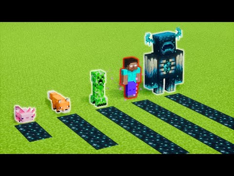 Sculk Generation by All Mobs in Minecraft and Herobrine - Which Mob Will generate more Sculk?