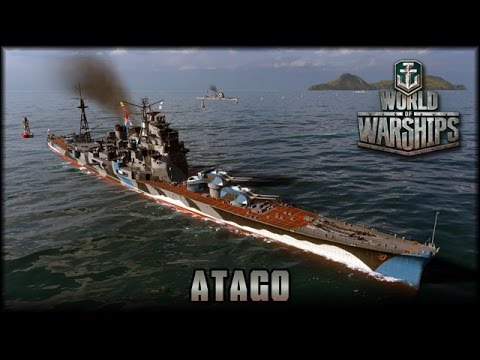 World of Warships - Atago - japanischer Tier VIII Premium Kreuzer [ gameplay | deutsch ]