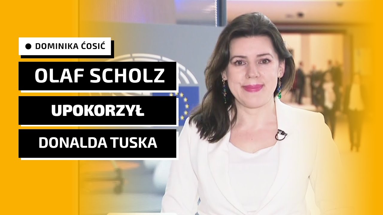 Dominika Ćosić: Berlin i Paryż pokazały Tuskowi, gdzie jest jego miejsce