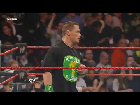 Big Show & Chris Jericho vs The Undertaker & John Cena vs D-Generation X Raw November 16 2009 Part 1