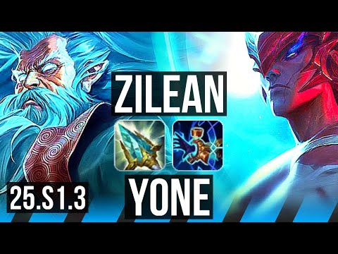 ZILEAN vs YONE (MID) | 2/0/18 | KR Diamond | 25.S1.3