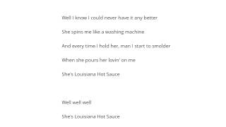 Sammy Kershaw   Louisiana Hot Sauce Şarkı Sözü