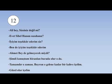 Learn Turkish | Common Turkish Dialogues for Daily Life