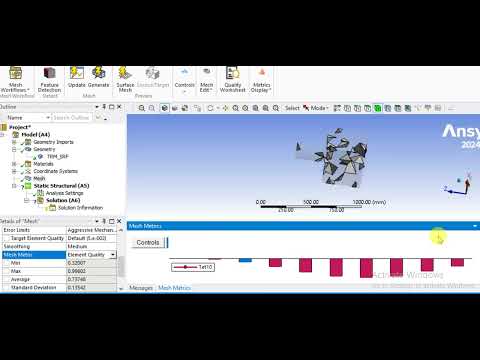 Hexahedral vs Tetrahedron meshing in ansys finite element analysis mesh convergence
