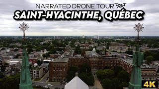 ⚜️Spectacular 4K Drone Footage Over Saint-Hyacinthe, Québec! 🌆✨