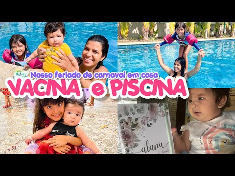 FERIADO de CARNAVAL 2022, ROTINA TRANQUILA EM CASA NA PISCINA em família | Ju Tomé