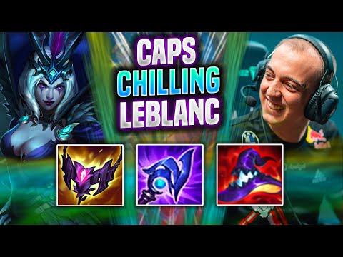 CAPS CHILLING WITH LEBLANC! - G2 Caps Plays Leblanc Mid vs Viktor! | Season 2022