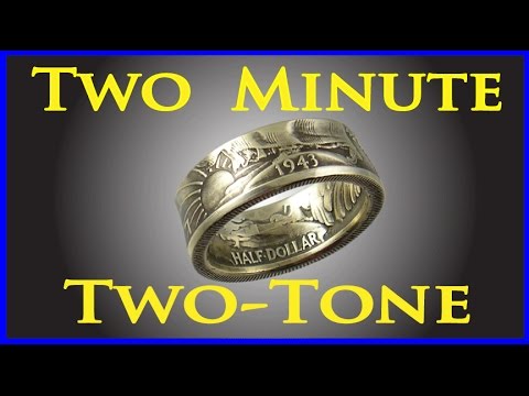 2 Minute Antique Patina How to oxidize silver jewelry Coin ring tools DIY