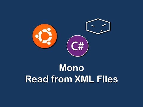 mono c read from xml files