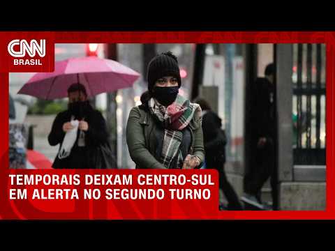 Fim de semana do segundo turno deve ter temporais e ventos fortes | HORA H