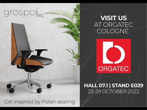 Grospol at the Orgatec 2022 - Invitation