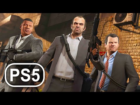 GTA 5 PS5 All Cutscenes Full Movie (2022) 4K ULTRA HD